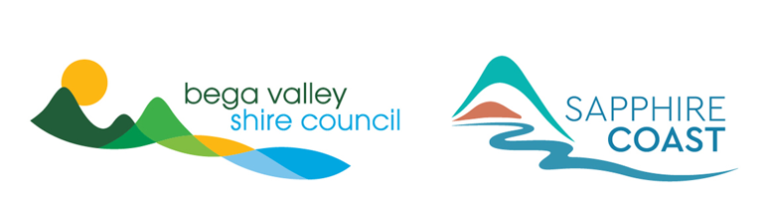 Bega Shire Council and Sapphire Coast Destination Marketing Logos
